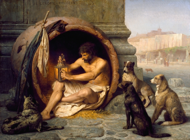 Diogenes por Jean-Léon Gérôme